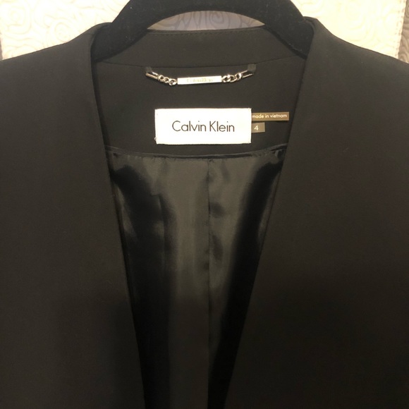 Like New - Calvin Klein Black Blazer - Picture 2 of 3